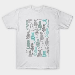 Cat pattern T-Shirt